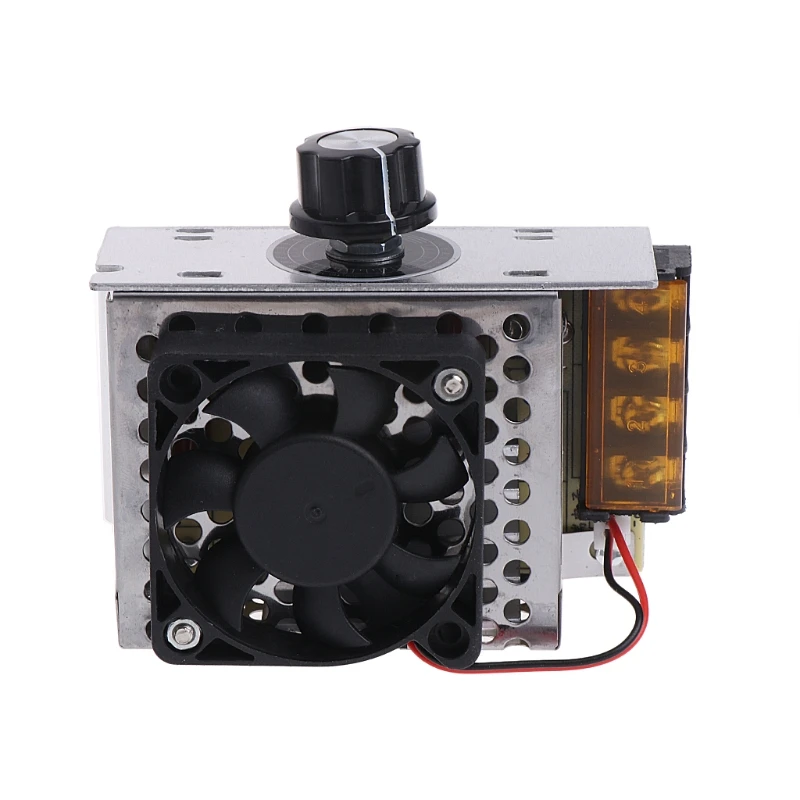 AC Electric Regulator Motor Speed Controller 220V 4000W SCR Temperature Voltage With Fan Big Power Brightness Dimmer | Обустройство