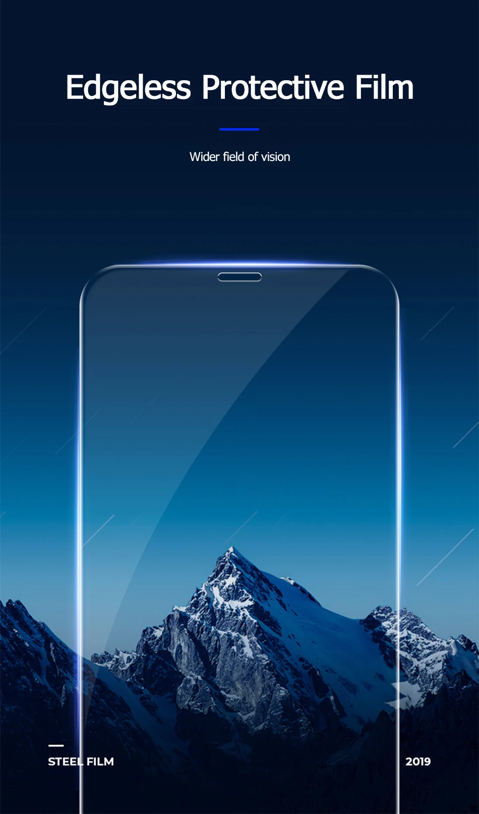 Benks OKR пленка из закаленного стекла 0,3 мм для iPhone 11 Pro Max, Защитная пленка для экрана против синего цвета AGC 9 H, Защитная пленка для передней панели без пузырьков