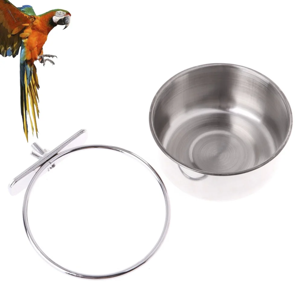 Профессиональная миска для еды прочная кормушка из нержавеющей стали короб