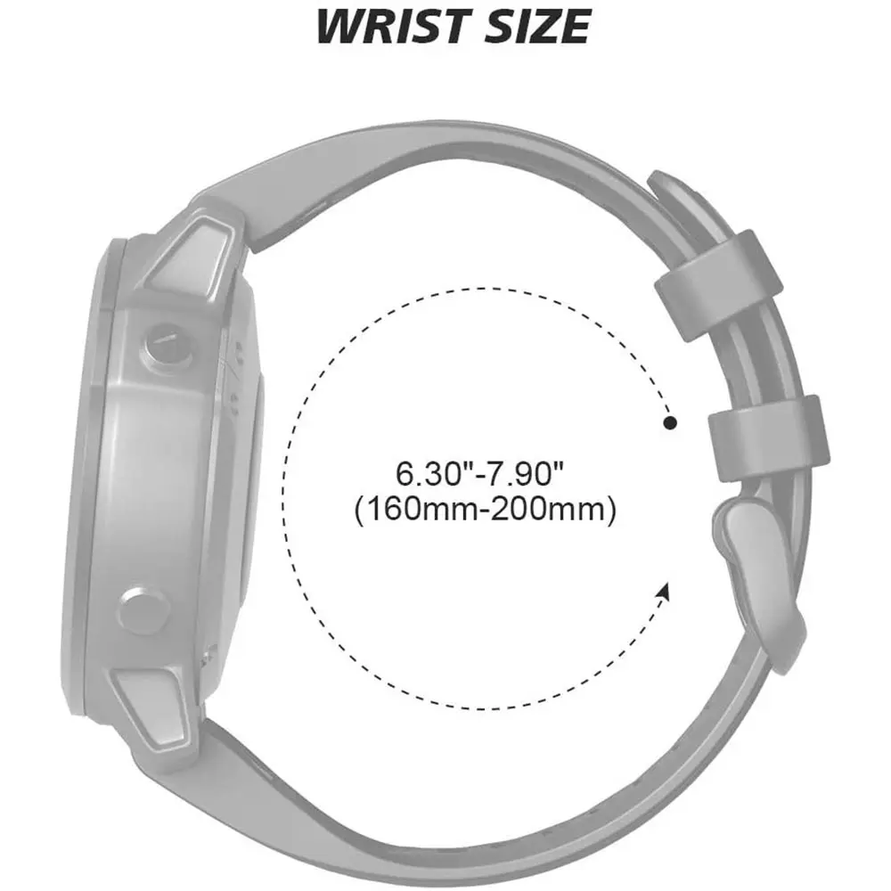 Совместимость с Garmin Fenix 6S Pro плечевой ремень 20 мм экипажа шеи свитер мягкий