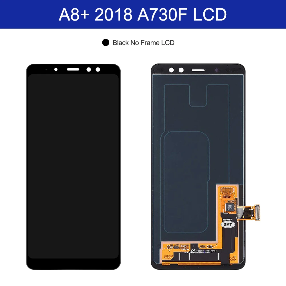 6 0 ''для Samsung Galaxy A8 Plus 2018 A730 ЖК-дисплей сенсорный экран дигитайзер в сборе