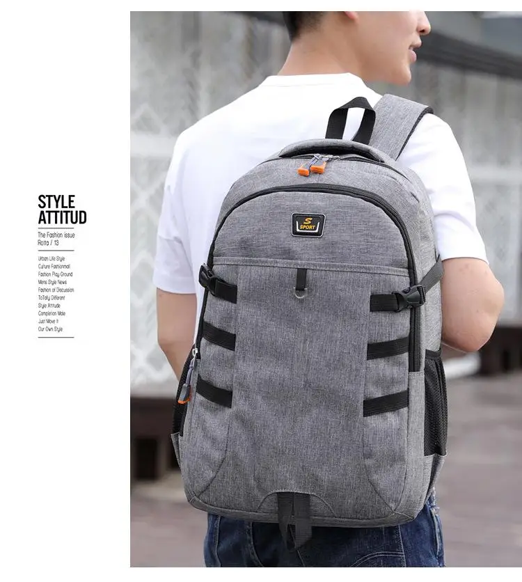 Водонепроницаемые рюкзаки из ткани Оксфорд для ноутбука 14 дюймов унисекс