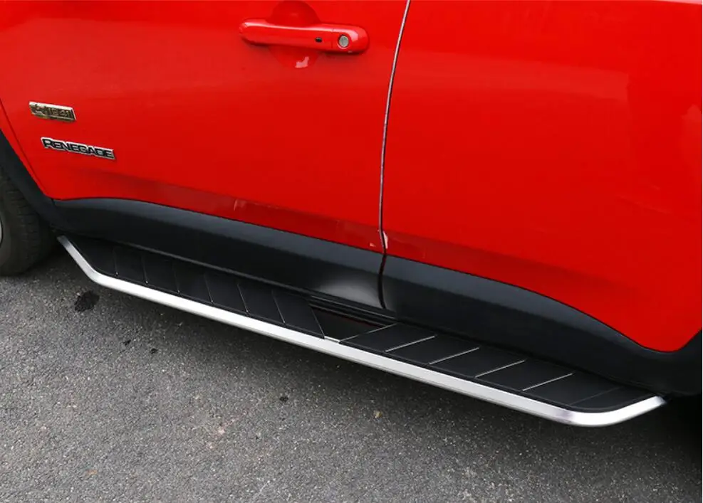 Автомобильные подножки Боковые педали совершенно новые Nerf подходят для Jeep Renegade