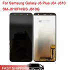 ЖК-дисплей для Samsung Galaxy J6 Plus J6+ J610 SM-J610FNDS J610G ЖК-дисплей Экран дисплея сенсорный дигитайзер сборка Замена