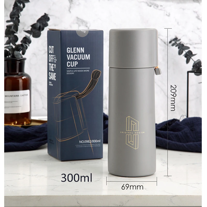 

Портативный термос, кофейная кружка, изолированный стакан из нержавеющей стали 304, 300 мл, термос, вакуумные фляги, бутылки для воды