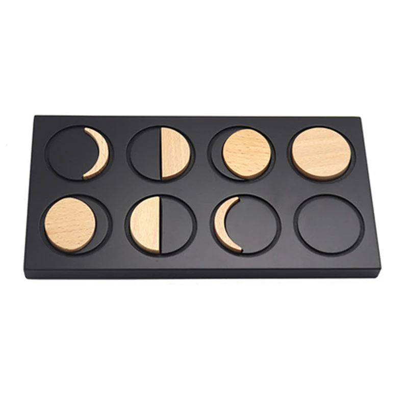 

Новые детские научные игрушки Монтессори, луна, фазы, изменения, луна, фигурки, головоломки, игрушки для детей 3 лет, обучающие игрушки