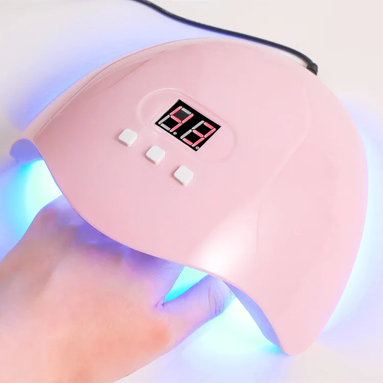 

54W nail phototherapy machine high-power fast-drying dual light source UV/LED nail lamp induction timing dryer nail lamp uv led