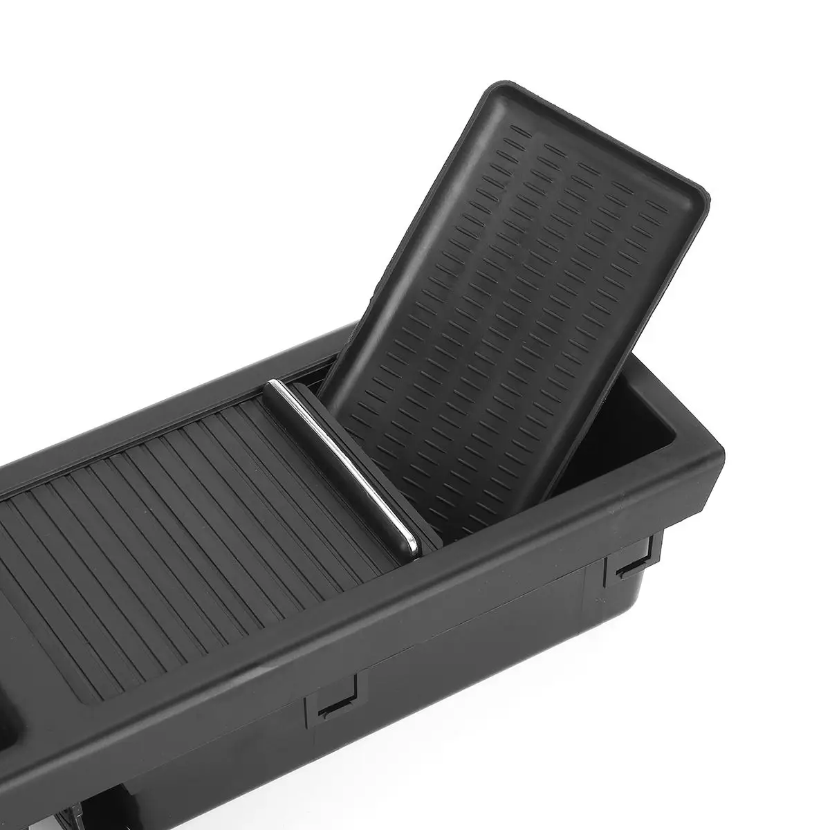 

Black/Carbon Fiber Look Car Center Console Tray Storage Insert Cover For BMW 3-Series E46 M3 51167038323 51167038324 51167038325