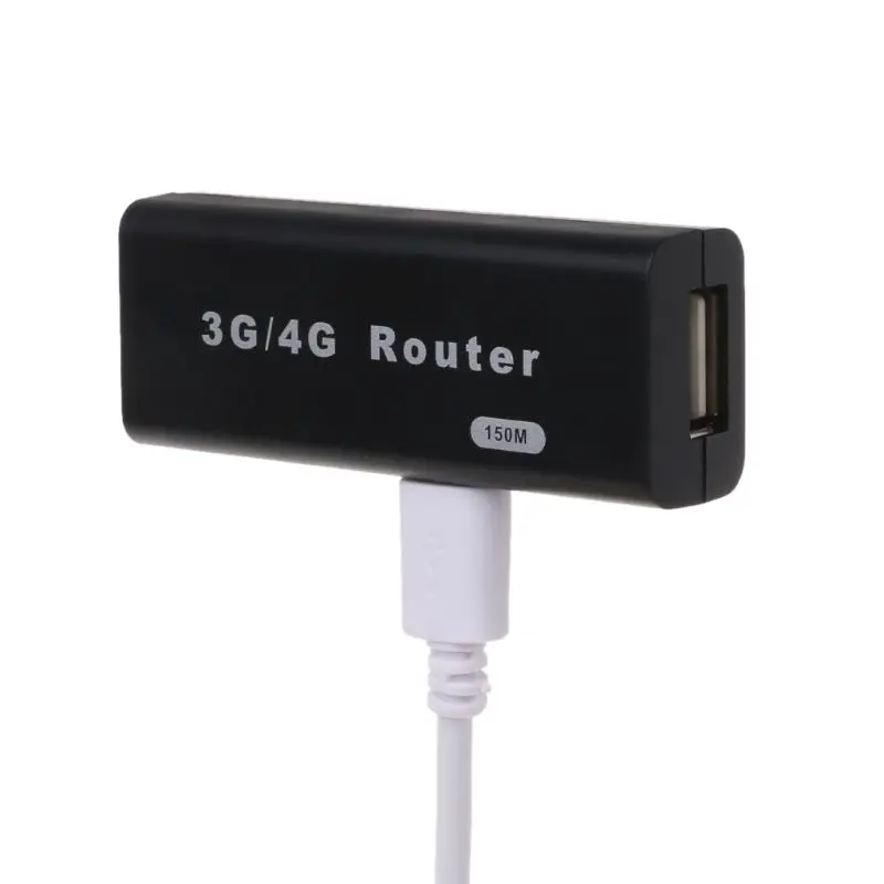Мини Портативный 3G/4G WiFi Wlan точка доступа AP клиент 150 Мбит/с USB беспроводной