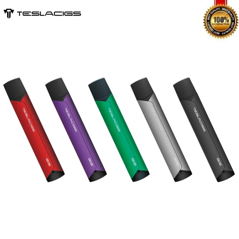Оригинальный TESLACIGS Tesla GG Pod Комплект 380 мАч батарея с 2 мл Bluetooth управление