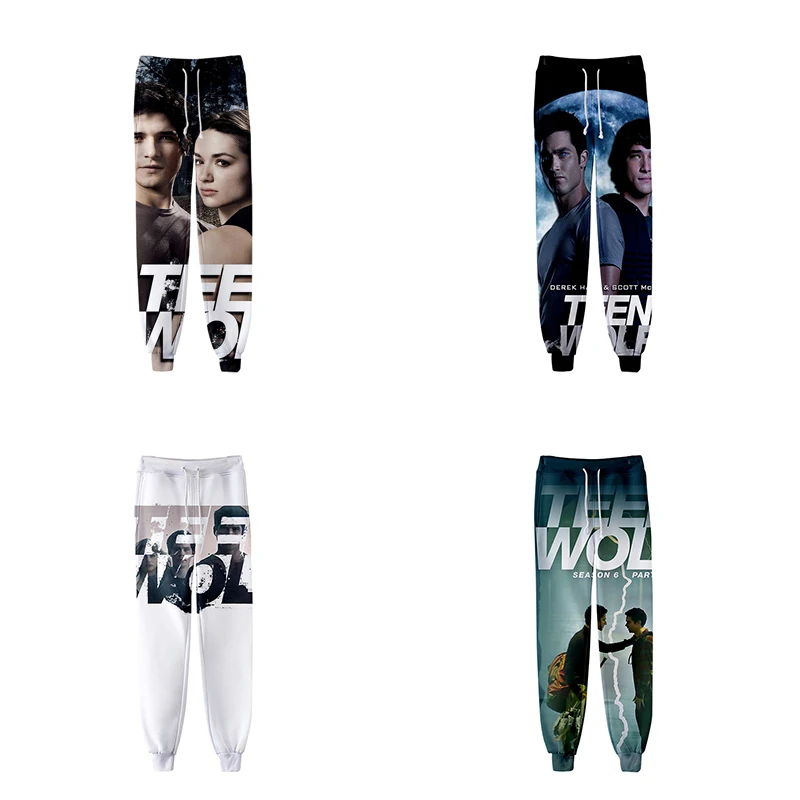 

Spring Autumn Teen Wolf 3d Jogger Harem Pant Fashion Men Women Long Loose Trousers Casual Homme 3D Fitness Pants Sweatpants 4XL