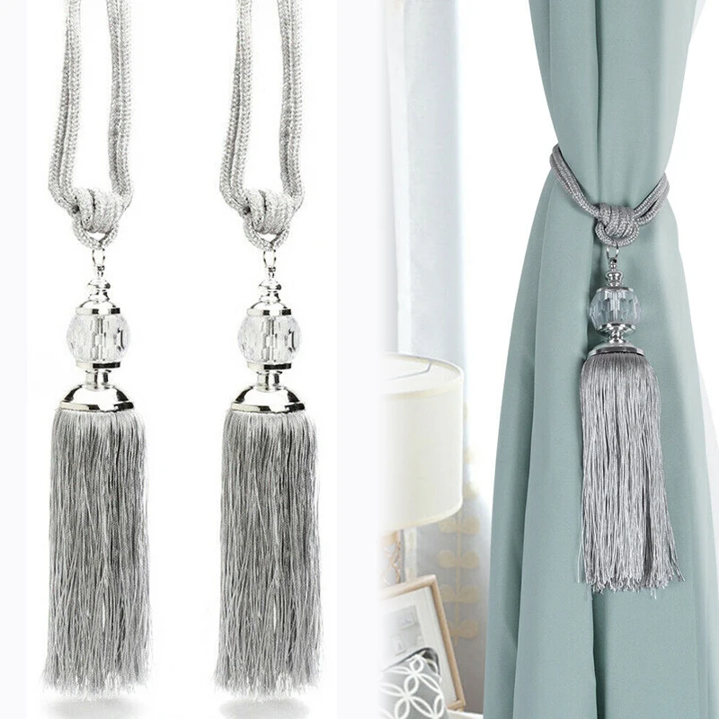 

1 пара, шнурки для штор с кисточкой