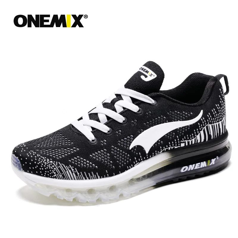 ONEMIX Running Shoes Summer Men Sneakers Breathable Mesh Outdoor Air Cushion Colorful Reflective Athletic Shoes Jogging Shoes