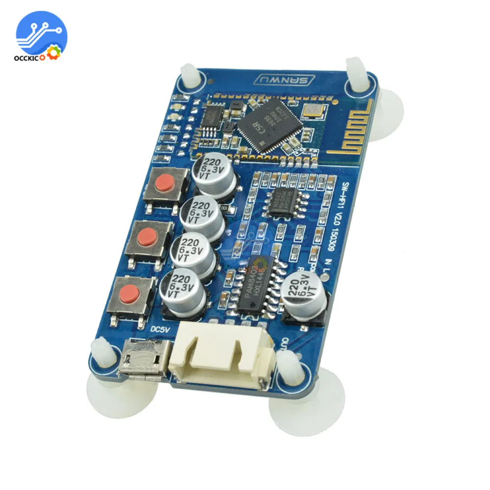 Плата усилителя модуль Bluetooth плеера динамик 4 0 HF11 плата цифрового аудиоприемника