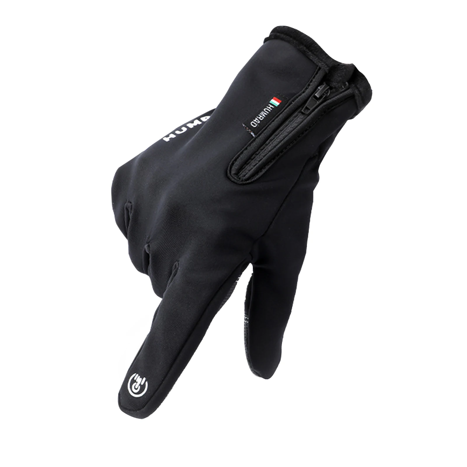 Men's Gloves Waterproof Thickened Winter Polar Fleece Letter Patterns Cycling Skating Skiing Riding Equipment | Аксессуары для