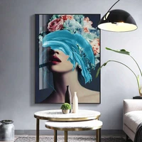 modern sexy woman canvas painting vintage poster and prints wall art wall pictures for living room decor laminas decorativas