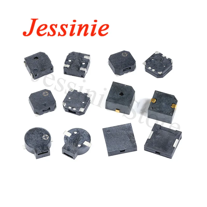 10pcs/lot SMD Buzzer 5020 7525 8530 9650 1230 3V 3.6V 5V 20V Magnetic MiNi Active Passive Piezo Buzzers Loudspeaker For Arduino |