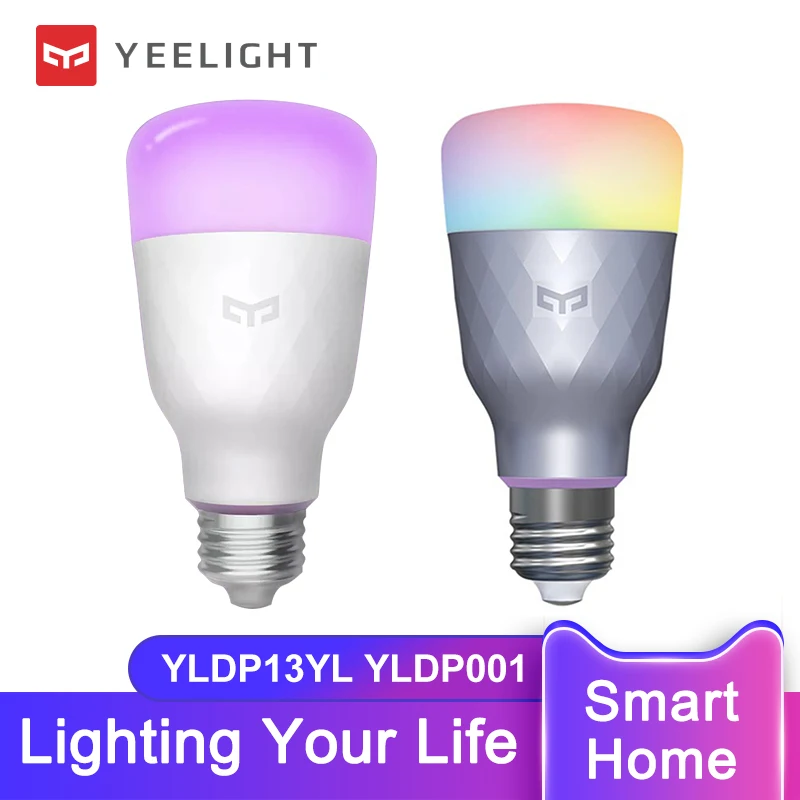 Yeelight YLDP13YL YLDP001 1S 1SE Умная светодиодная лампа Цвет 800/650 люмен E27 для стола Напольный