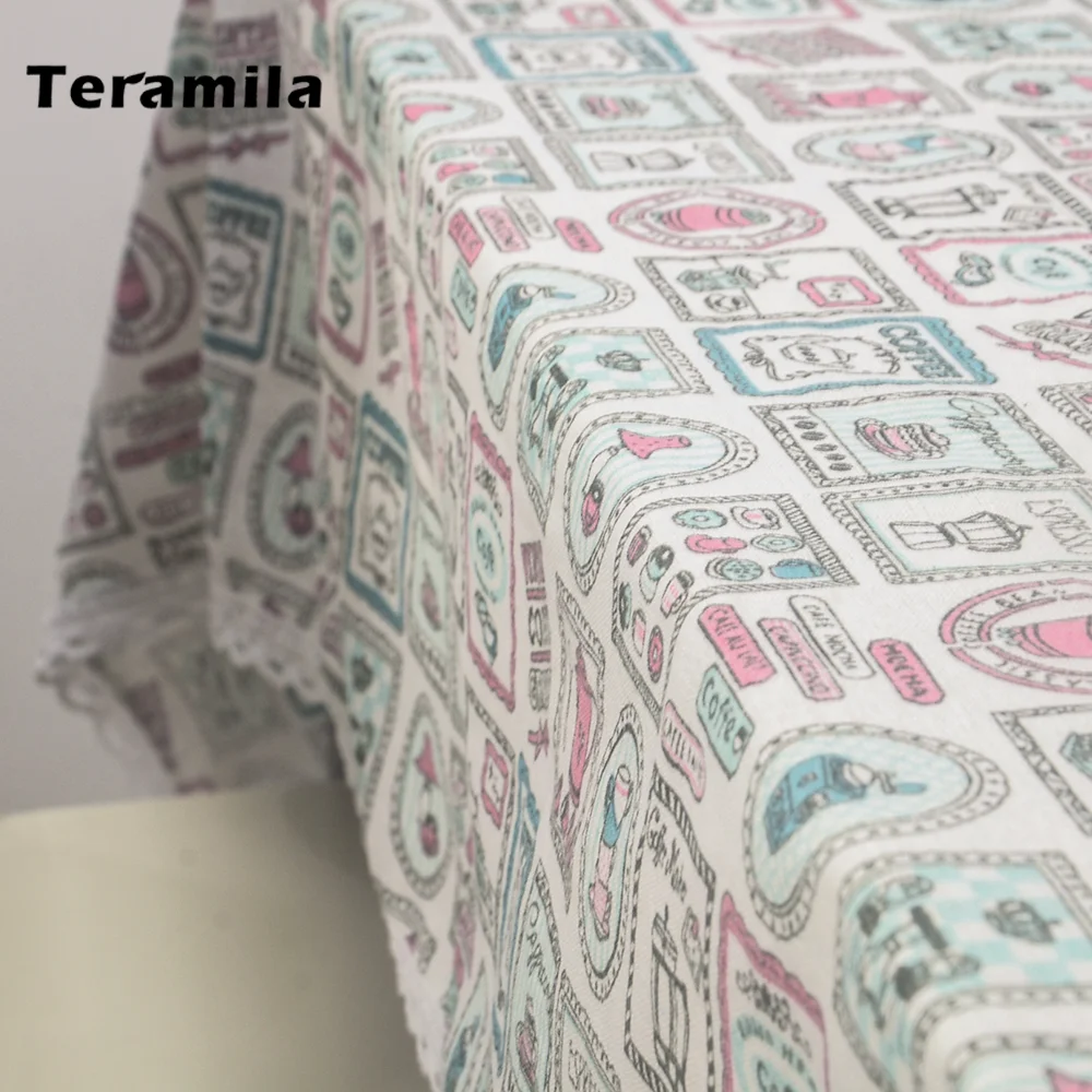 Teramila Cotton Linen Rectangular Dining Tablecloth Lace Thick Dust-proof Table Cover Round For Home Party Mantel Wedding Decor | Дом и сад