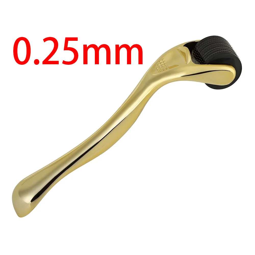 0.25mm Профессиональное оборудование для красоты, титановый ролик ZGTS Derma 0,2/0,25 мм 192 игл для ухода за лицом и лечения выпадения волос - Цвет: 0.25mm