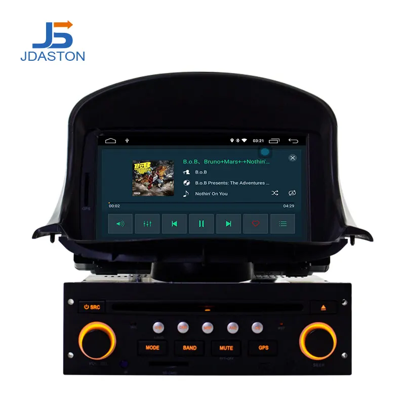 JDASTON Android 10 0 автомобильный DVD плеер для PEUGEOT 206 206CC GPS навигация 1 Din автомобильное
