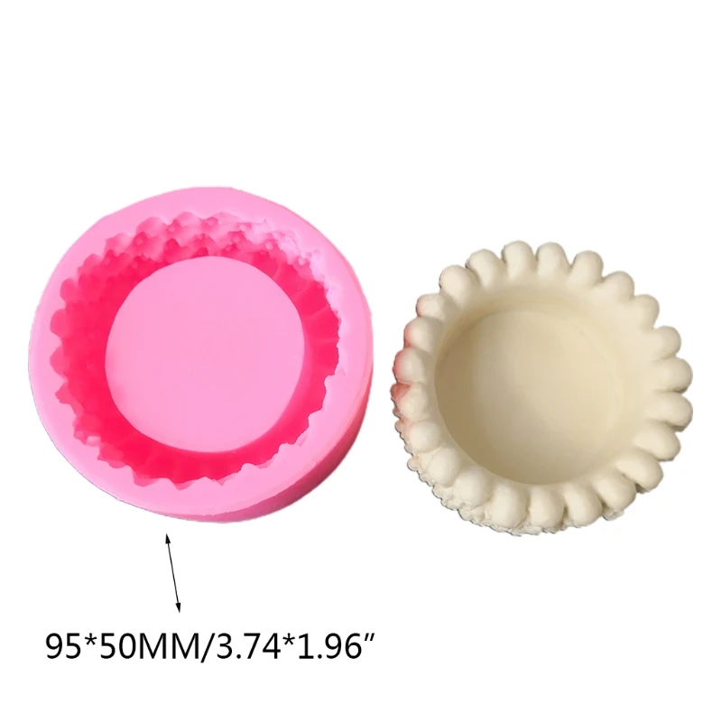 

918F Skull Ashtray Epoxy Resin Mold Plant Flower Pot Silicone Mould DIY Crafts Candle Holder Casting Tools