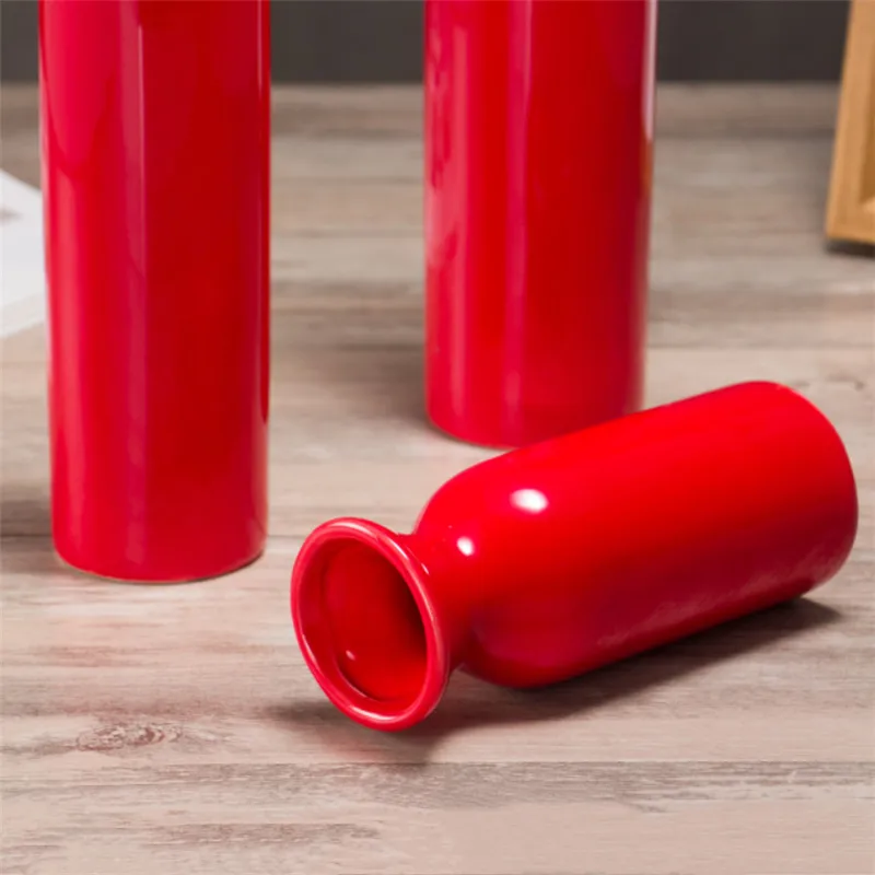 Европейский стиль креативная Современная Минималистичная керамическая ваза