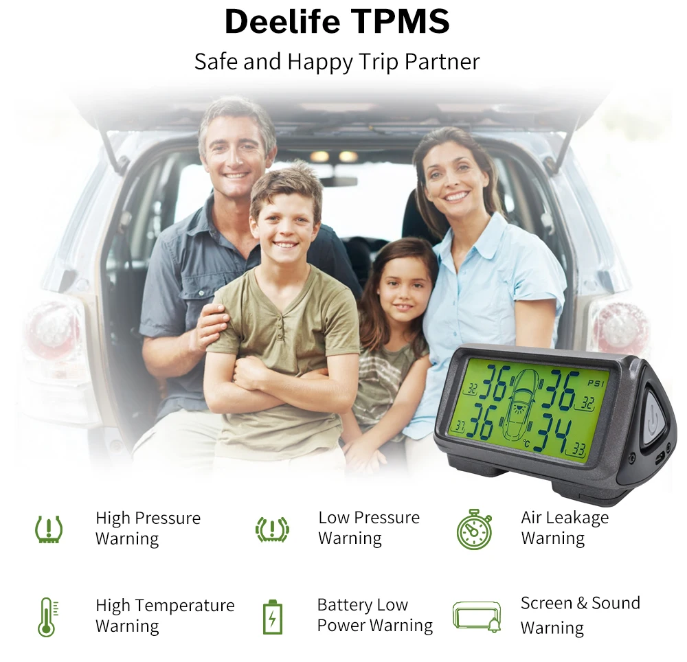 Автомобиль TPMS сенсор шин давление мониторинга системы Индикатор солнечного света шин беспроводной s TMPS колёса охранной сигнализации внутренняя и внешняя