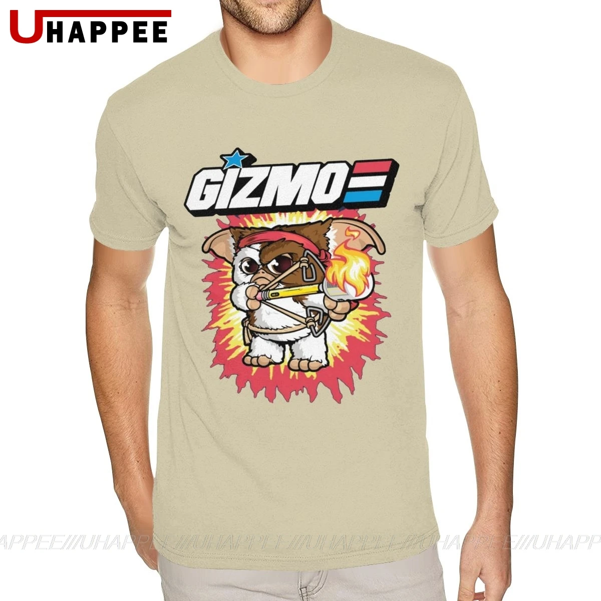 Рубашка Pride Gremlins Gizmo мужская с короткими рукавами футболки из чистого хлопка