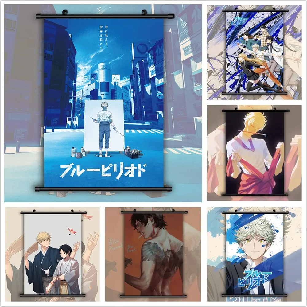 

Full Diamond Embroidery Blue Period Yaguchi Yatora Hashida Haruka Diamond Mosaic Diamond Painting Cross Stitch Kits Home Decor