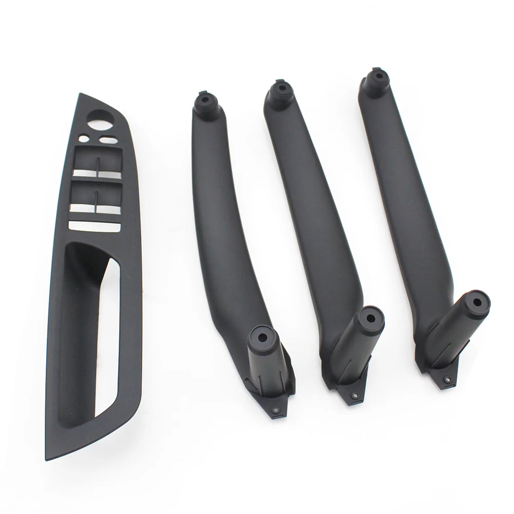 

For BMW E70 E71 X5 X6 Beige Black Car left Right Interior inner Door Armrest Handle Inner Panel Pull Trim Cover