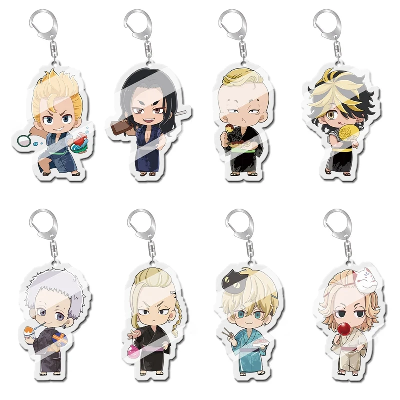 

Токийский брелок для ключей с изображением мангиро Кен такимичи хинаты атсуши Чиби кавайная подвеска в виде сумки коллекционные реквизиты ...