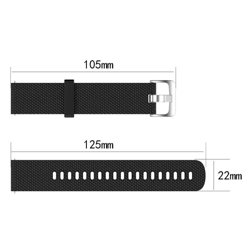 

Adjustable Replacement Silicone Smart Watch Quick Release Smart Watches Band Bracelet Wrist Strap for TicWatch E2/S2 L