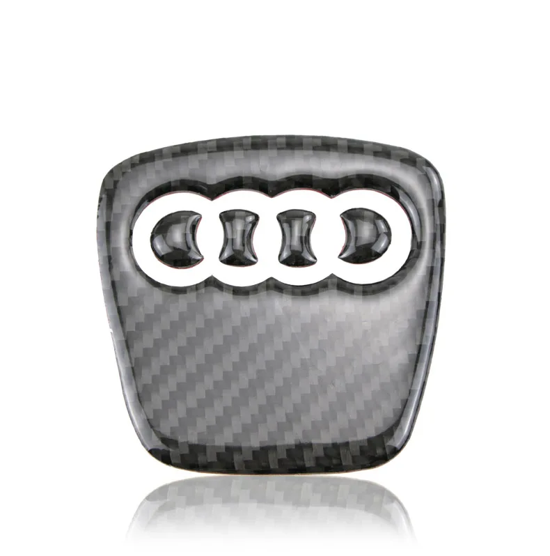 Для Audi A1 A3 A5 A4 A6 A7 A8 S3 S4 S5 S6 S7 Q3 Q5 Q7 TT углеродное волокно руль эмблема 3D автомобиля наклейки Средства для укладки волос
