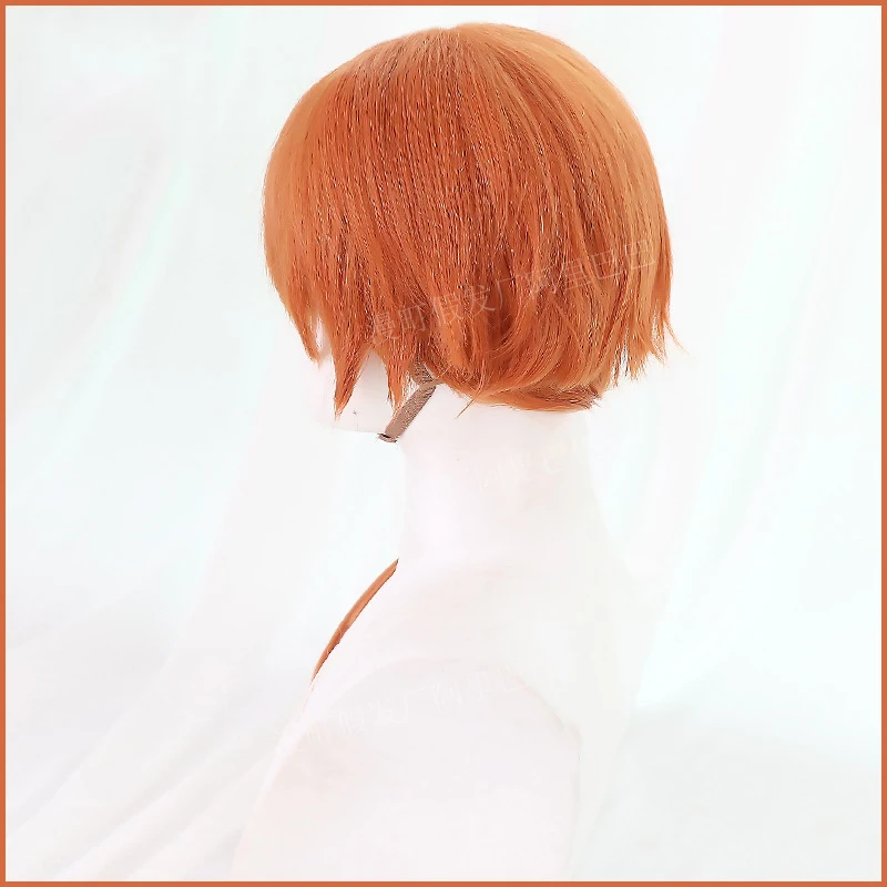 

Ensemble Stars Es Tsukinaga Leo Cosplay Wigs Orange Long Heat Resistant Synthetic Hair Carnival Halloween Party Role Play + Hair