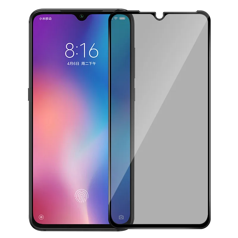 Антишпионское закаленное стекло для Xiaomi Mi Note10 Pro защита конфиденциальности Mix 3 2s