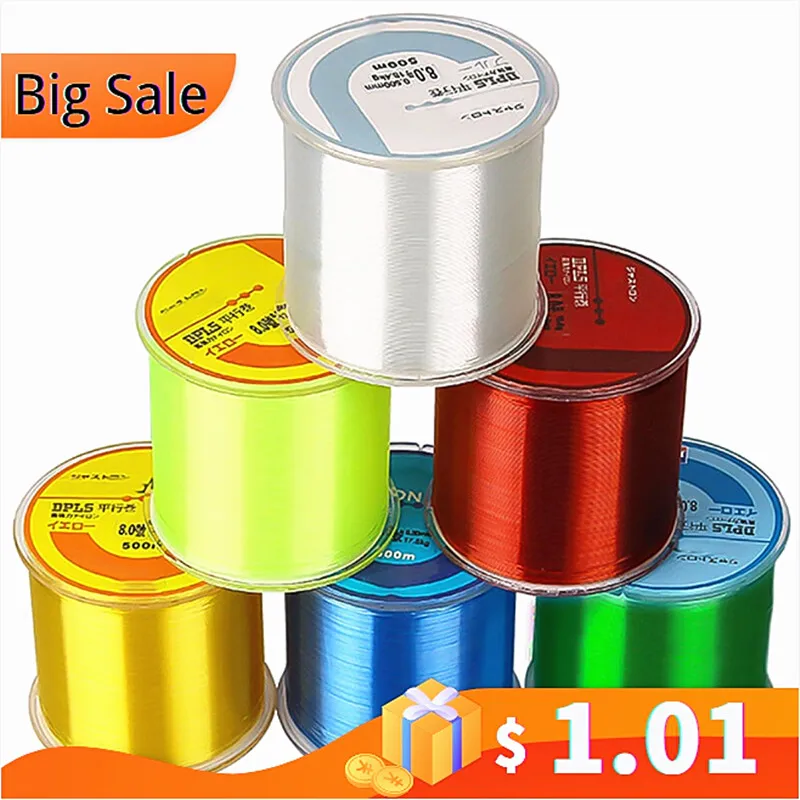 500 м нейлоновая рыболовная леска устойчивая к истиранию оплетка 2LB 22LB прочная