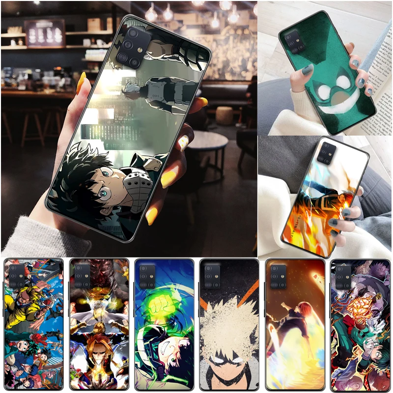 

My Hero Academia Tomura Boku Dabi Shigaraki Bakugou Katsuki Todoroki Shouto Phone Case For Samsung Galaxy A51 A71 4G 5G Carcasa