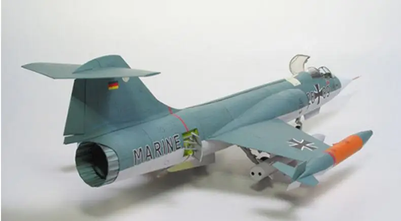1:33 F104G Звездный истребитель 3D бумажная модель DIY бумажная игрушка