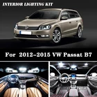 Светодиодная интерьерная с Canbus Купол Карта светильник комплект + номерной знак лампа для Volkswagen VW Passat B7 седан вариант от 12 до 15 лет