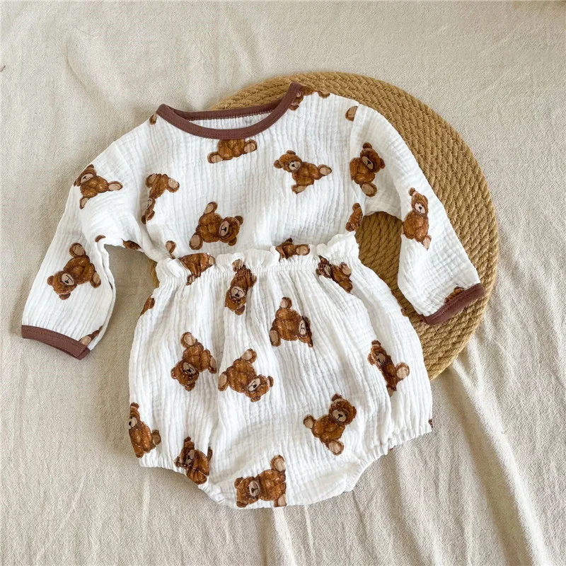 

Bear Leader Baby Clothes Set 2021 New Fashion Kids Toddler T-Shirt Tops Pants Trousers Children's Casual Bear Clothing Suits