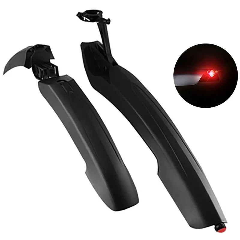 MTB Велосипедное крыло с светодиодный задний светильник для велосипеда