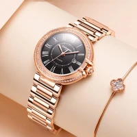 carnival ladies wrist watch top brand luxury fashion waterproof stainless steel sapphire quartz wristwatches gifts for women