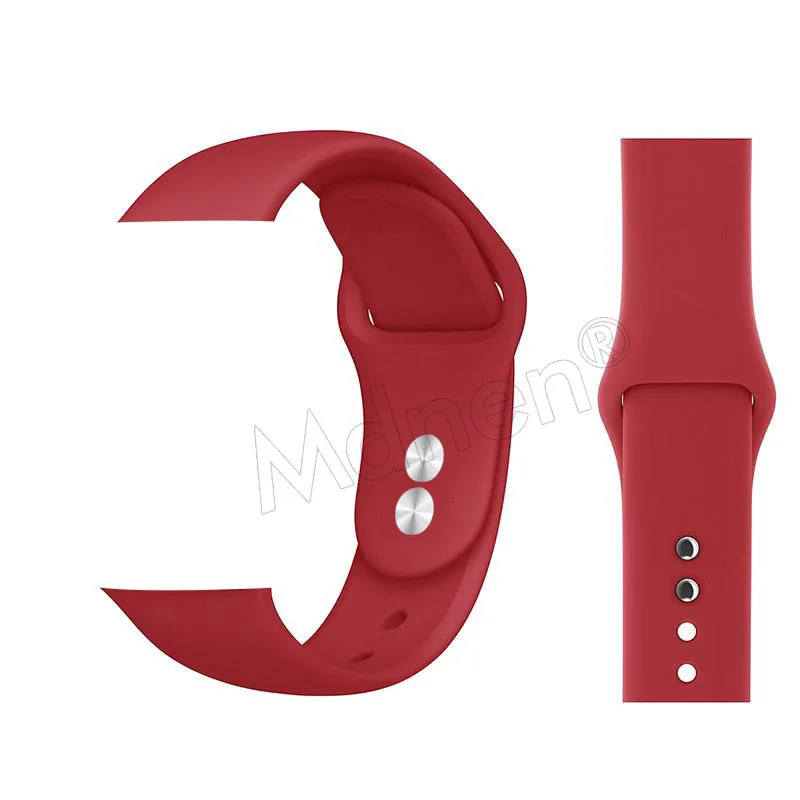Силиконовый ремешок-петля для Apple Watch 42 мм 38 мм Iwatch 5 4 3 2 1 браслет с магнитной пряжкой