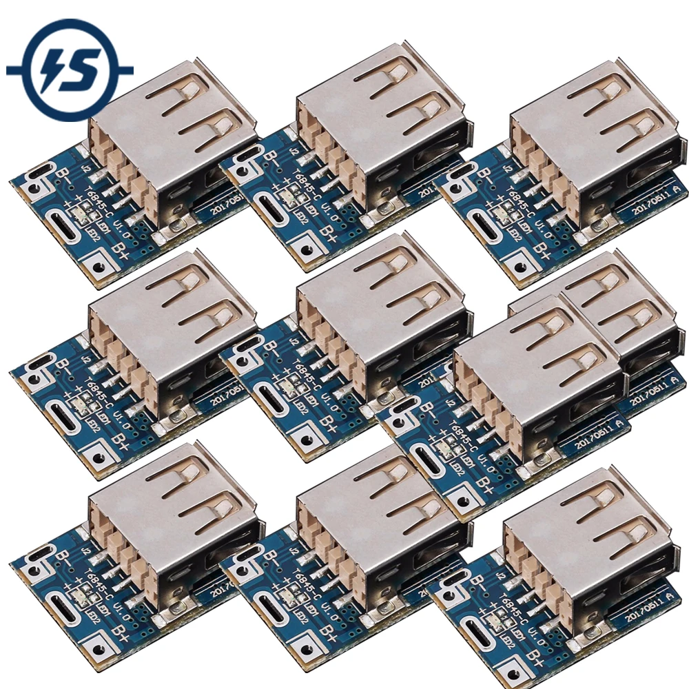 Повышающий Модуль питания для литиевых батарей защитная плата зарядки