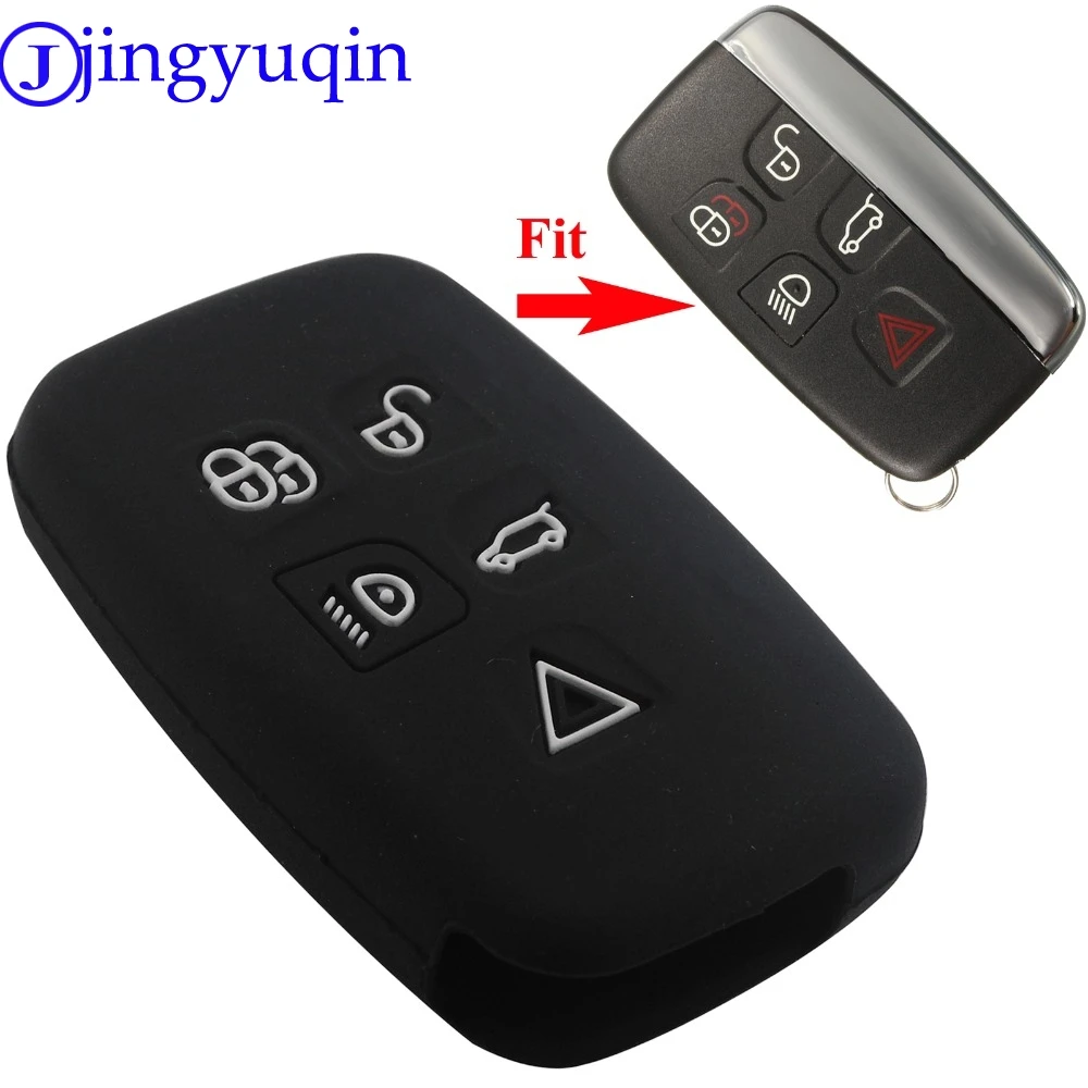 

New 5 Buttons Remote Silicone Rubber For Land Rover A9 Sport Evoque Freelander 2 Jaguar XE XJ XJL XF C-X16 V12 Guitar F X Typ