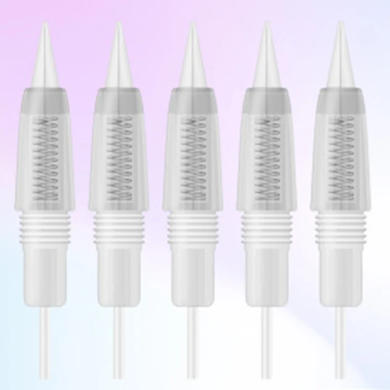 

Tattoo Needles 1RL 50piece Cartridge Needles Disposable Sterilized Tattoo Permanent Makeup Needles Tips for Eyebrow lip 0.3mm