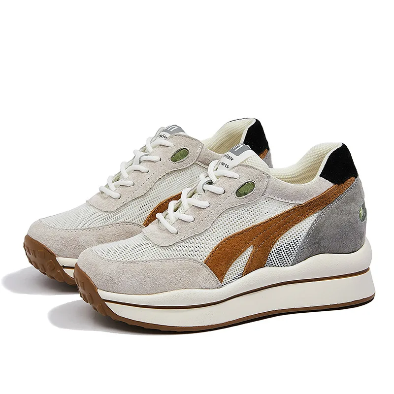 

Mesh Height Increase Shoes Breatheable Sneakers Walking Shoes Children shose 10-20 Year Old