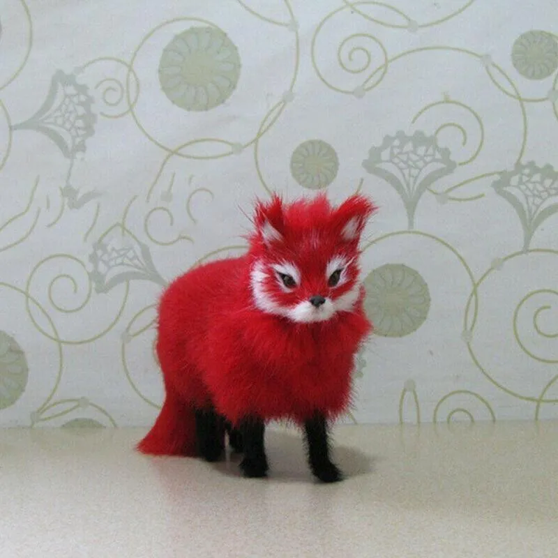 

DIY Simulation Wild Animal Toy Plastic Action PVC Model Fox Baby Figure Collection Doll Toy for children Kid Cognitive Gift