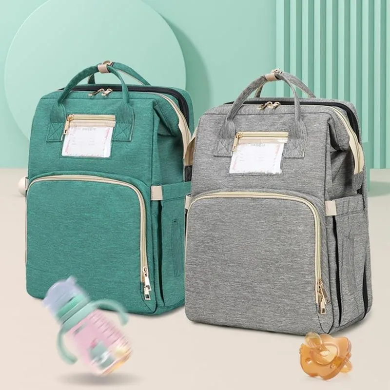 

Mommy BackBag Diaper Bag Baby Bed Backpack Crib Bassinet Travel Convenience baby Bag